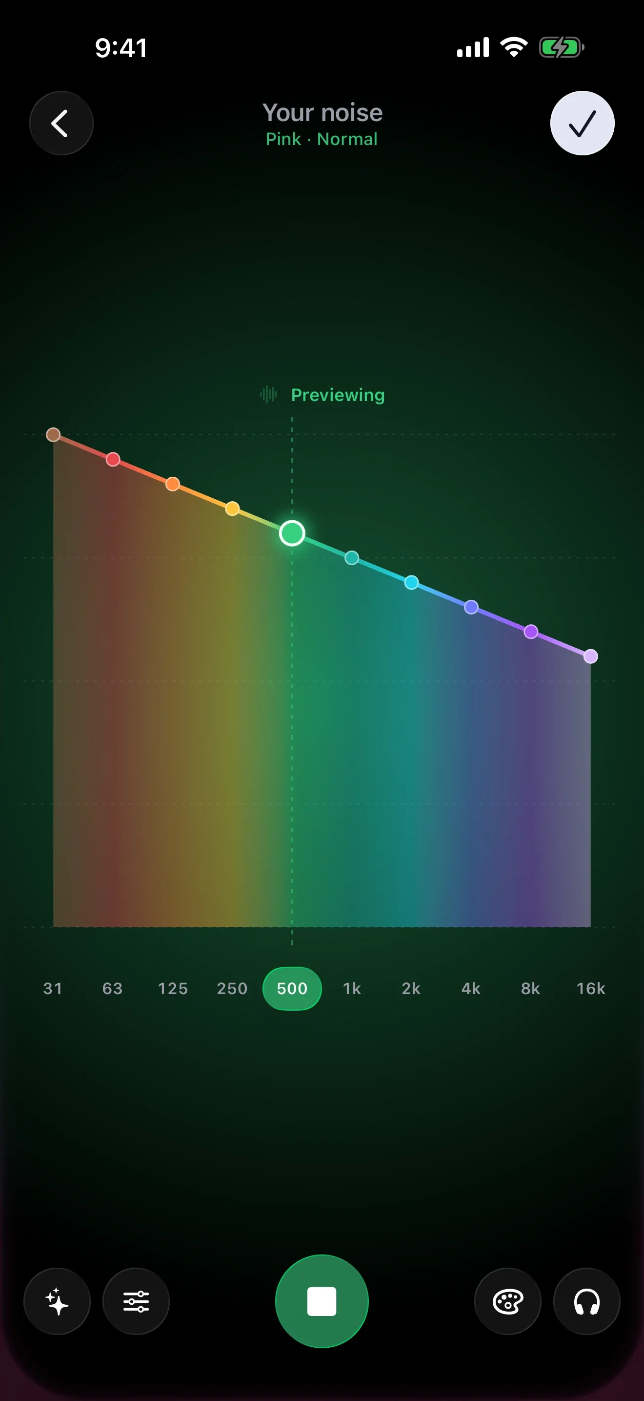 The Noise Generator with colour choices and shaping controls